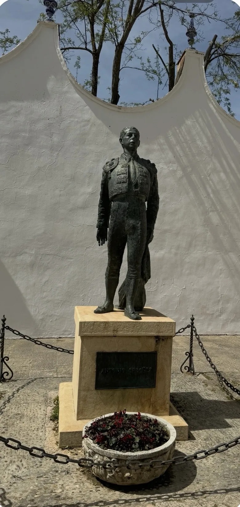 Socha toreadora Antonia Ordóñeze