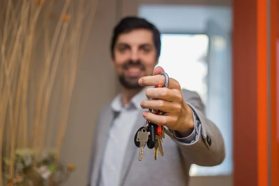 Handing over the keys to a property